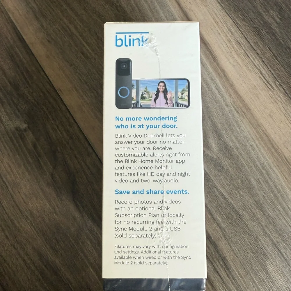 Blink Video Doorbell - Black